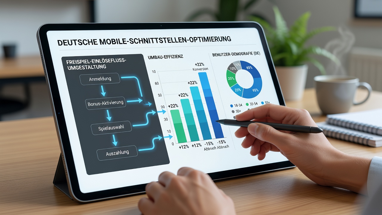 Detailansicht einer mobilen App-Oberfläche mit Free-Spin-Aktivierung und Fortschrittsanzeige