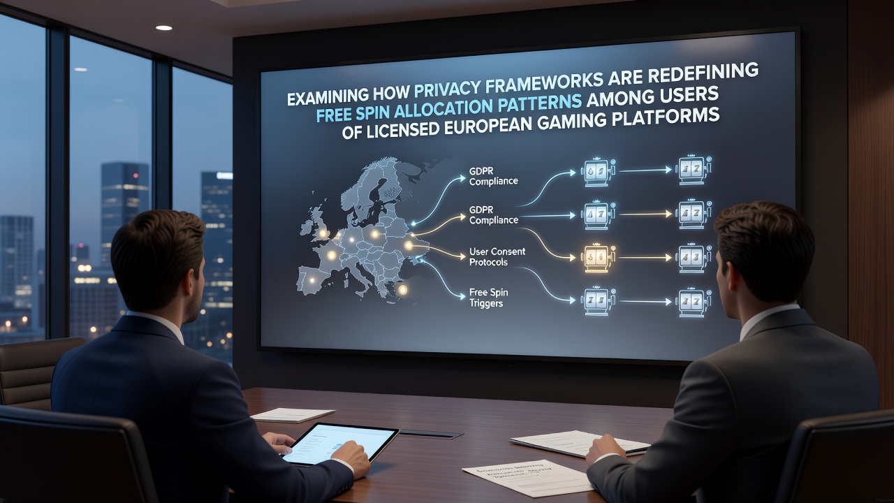 Darstellung von Datenschutzmechanismen und Freispielverteilung auf europäischen Gaming-Plattformen
